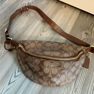 Coach Tan Signature Crossbody Bag